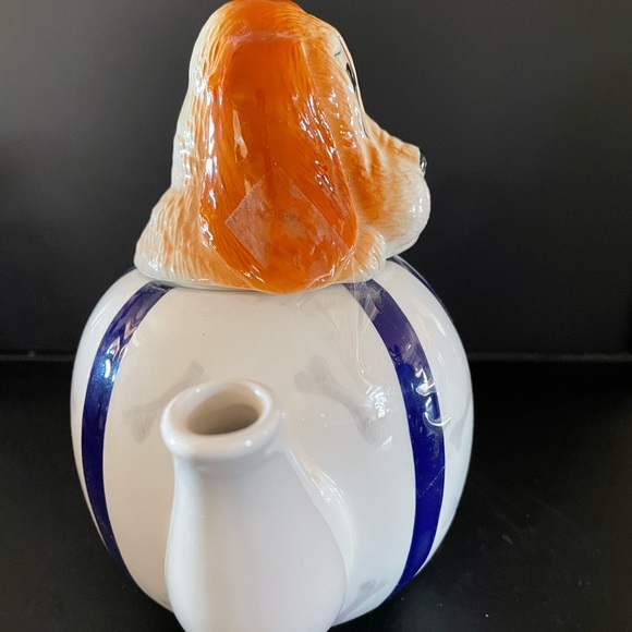 Fitz & Floyd Basset Hound Teapot OCI Omnibus - Picture 3 of 8